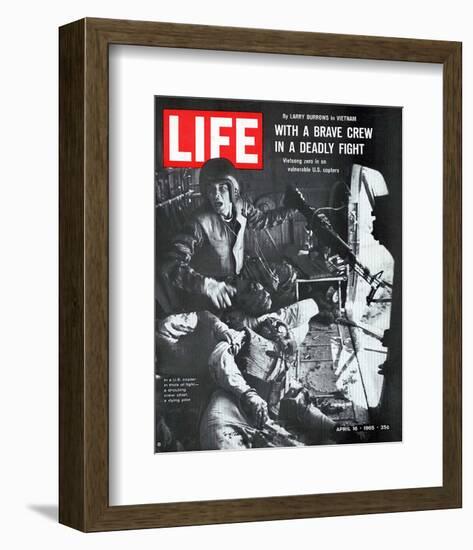 LIFE Brave Helicopter Crew-null-Framed Art Print