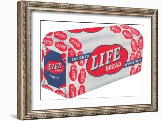 Life Bread Advertisement-null-Framed Giclee Print