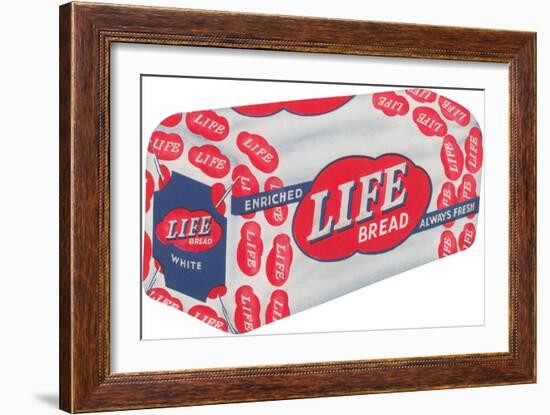 Life Bread Advertisement-null-Framed Giclee Print
