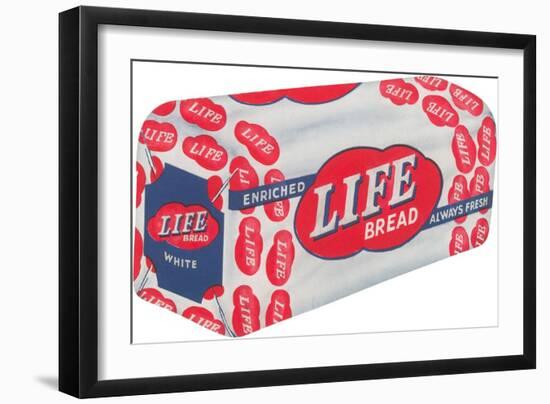 Life Bread Advertisement-null-Framed Giclee Print