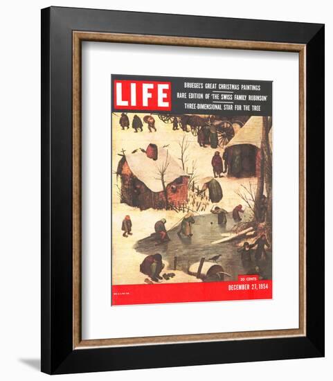 LIFE Bruegel's Xmas Paintings-null-Framed Premium Giclee Print