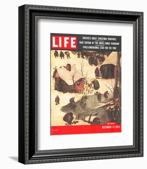 LIFE Bruegel's Xmas Paintings-null-Framed Premium Giclee Print