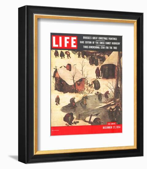 LIFE Bruegel's Xmas Paintings-null-Framed Premium Giclee Print