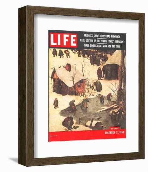 LIFE Bruegel's Xmas Paintings-null-Framed Premium Giclee Print