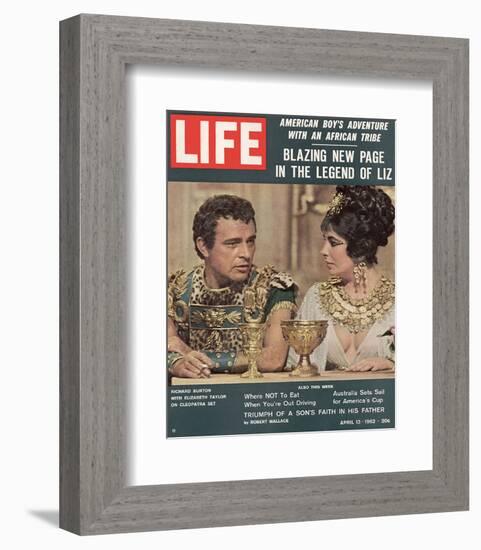 LIFE Burton-Taylor Cleopatra-null-Framed Premium Giclee Print