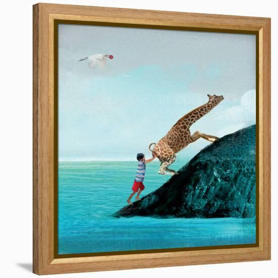 Life Can Be Tricky-Nancy Tillman-Framed Stretched Canvas