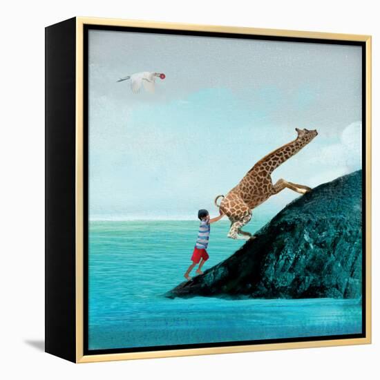 Life Can Be Tricky-Nancy Tillman-Framed Stretched Canvas