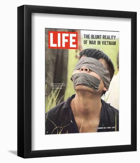 LIFE Captured Vietcong 1965-null-Framed Premium Giclee Print