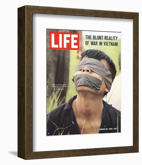 LIFE Captured Vietcong 1965-null-Framed Premium Giclee Print