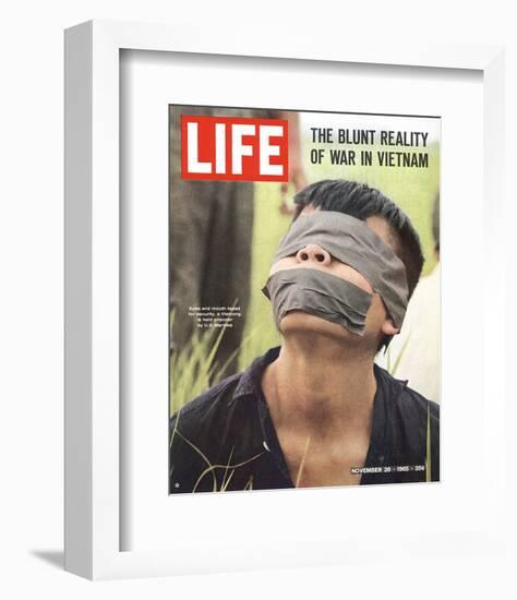 LIFE Captured Vietcong 1965-null-Framed Premium Giclee Print