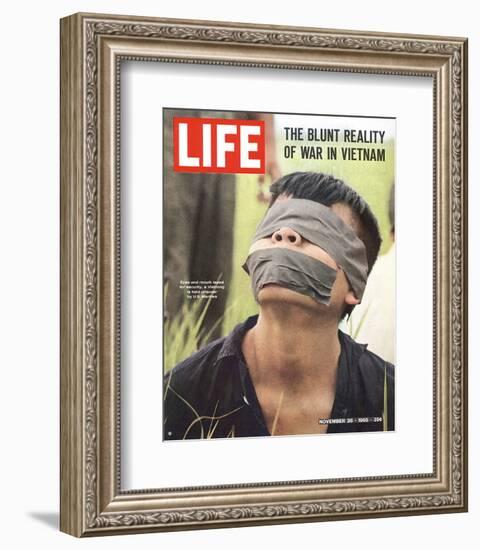 LIFE Captured Vietcong 1965-null-Framed Art Print