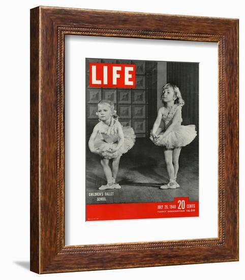 LIFE Children's Ballet School-null-Framed Premium Giclee Print