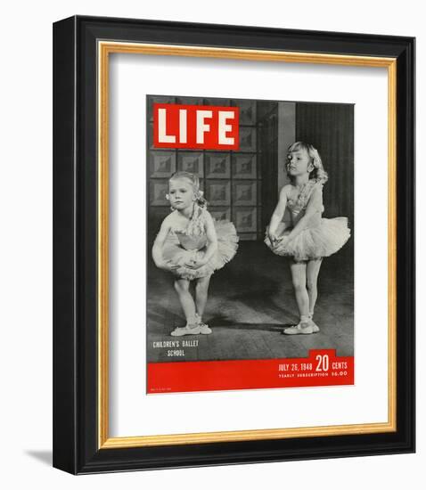 LIFE Children's Ballet School-null-Framed Premium Giclee Print