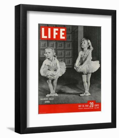 LIFE Children's Ballet School-null-Framed Premium Giclee Print