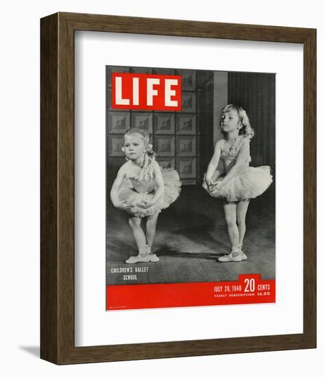 LIFE Children's Ballet School-null-Framed Premium Giclee Print