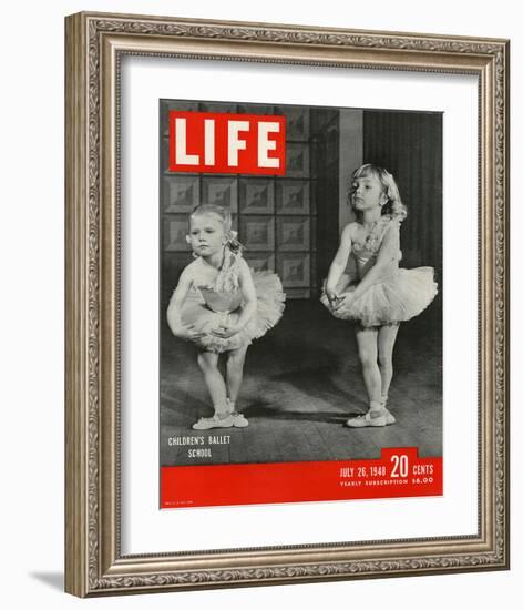 LIFE Children's Ballet School-null-Framed Art Print