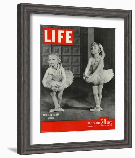 LIFE Children's Ballet School-null-Framed Art Print