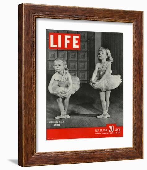 LIFE Children's Ballet School-null-Framed Art Print