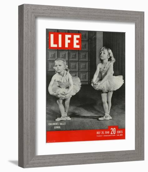 LIFE Children's Ballet School-null-Framed Art Print