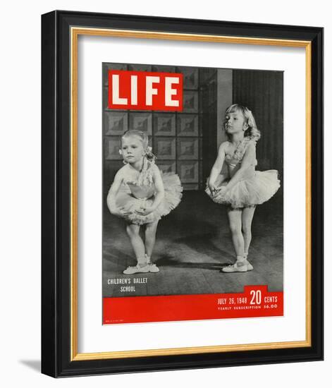 LIFE Children's Ballet School-null-Framed Art Print