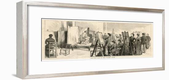 Life Class at the Slade-R. Brown-Framed Art Print