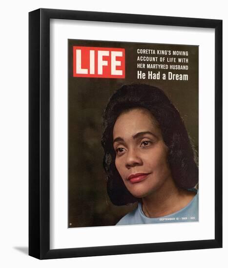 LIFE Coretta 'He had a dream'-null-Framed Art Print