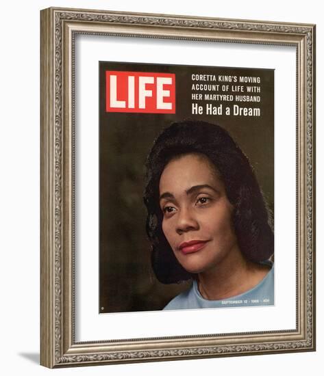LIFE Coretta 'He had a dream'-null-Framed Art Print