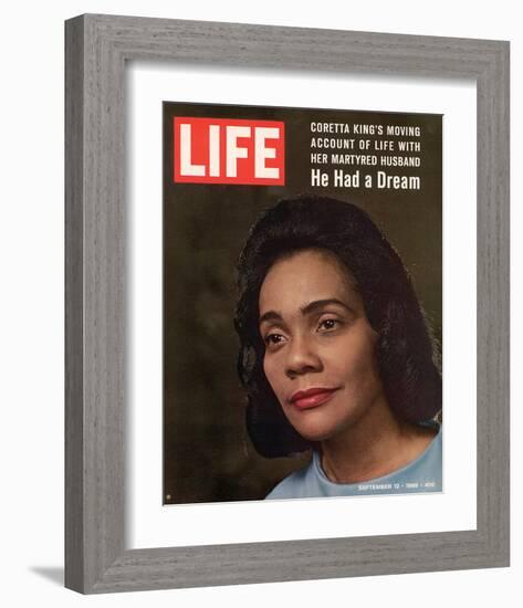 LIFE Coretta 'He had a dream'-null-Framed Art Print