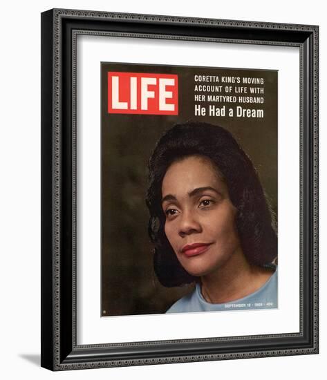 LIFE Coretta 'He had a dream'-null-Framed Art Print