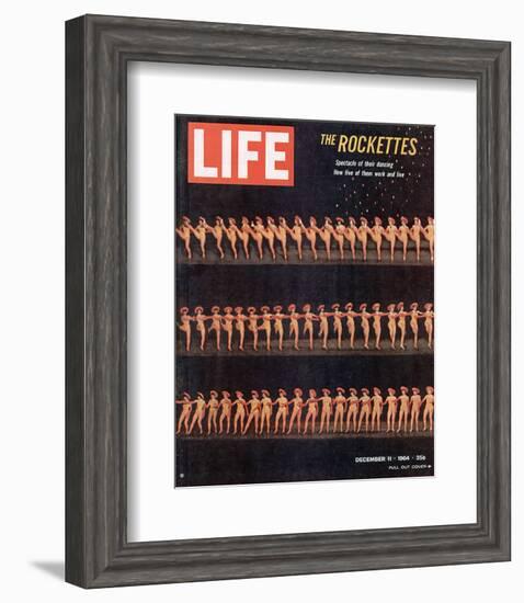 LIFE Dancing Rockettes-null-Framed Art Print