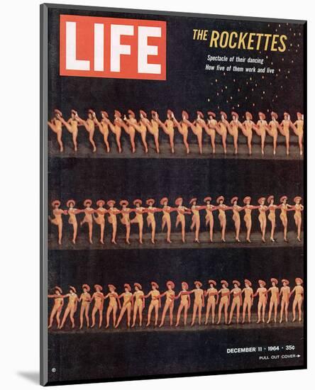 LIFE Dancing Rockettes-null-Mounted Art Print