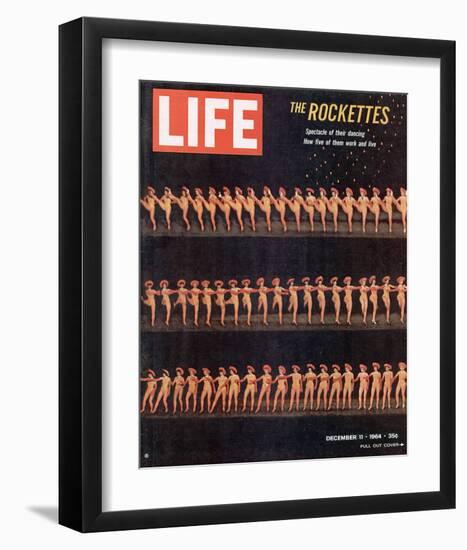 LIFE Dancing Rockettes-null-Framed Art Print