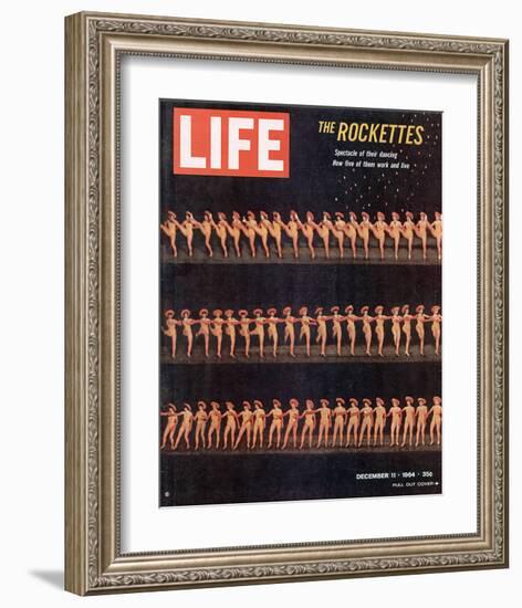 LIFE Dancing Rockettes-null-Framed Art Print