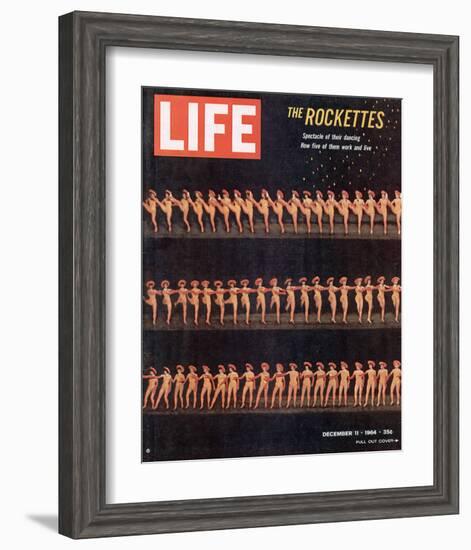 LIFE Dancing Rockettes-null-Framed Art Print