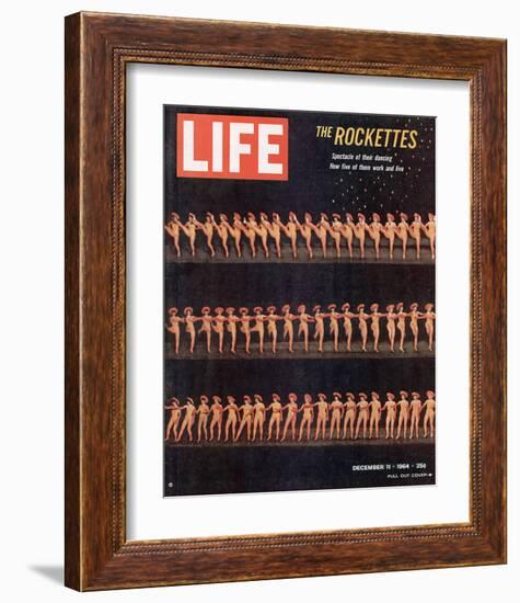 LIFE Dancing Rockettes-null-Framed Art Print