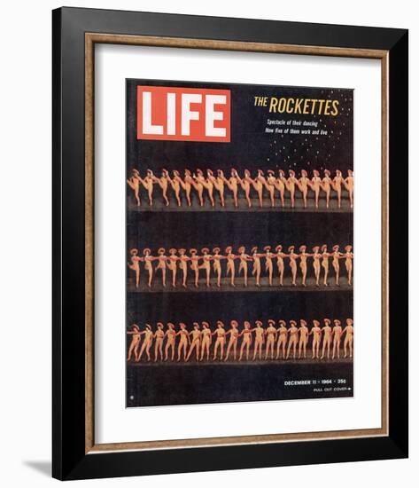 LIFE Dancing Rockettes-null-Framed Art Print