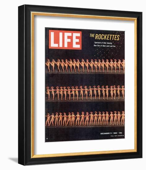 LIFE Dancing Rockettes-null-Framed Art Print