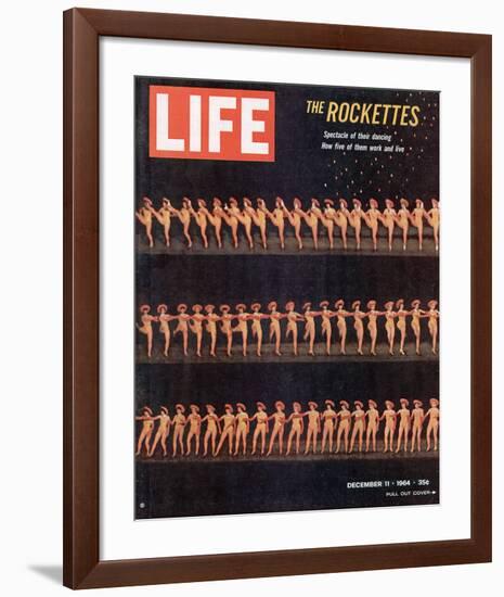 LIFE Dancing Rockettes-null-Framed Art Print