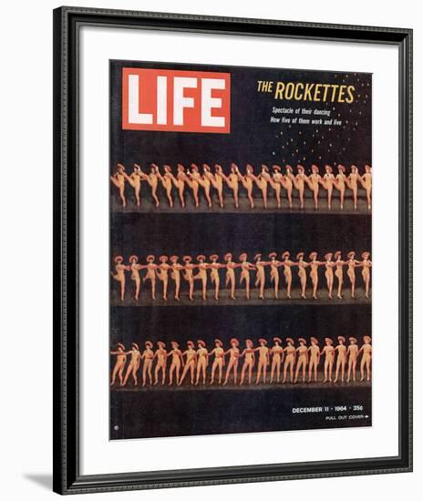 LIFE Dancing Rockettes-null-Framed Art Print