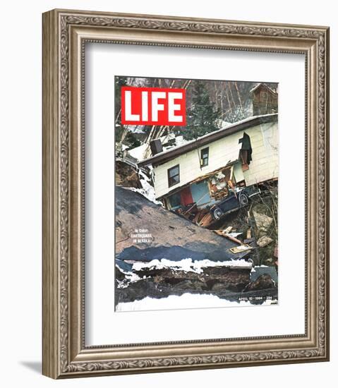 LIFE Earthquake in Alaska 1964-null-Framed Premium Giclee Print