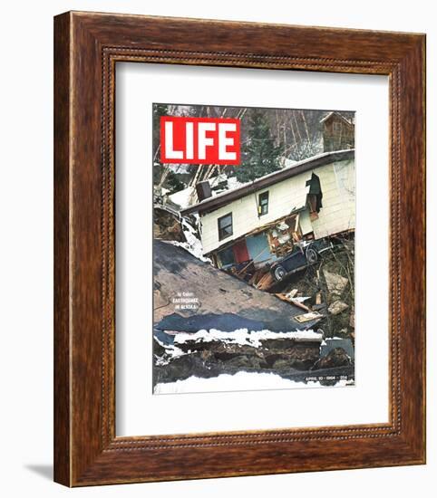 LIFE Earthquake in Alaska 1964-null-Framed Premium Giclee Print