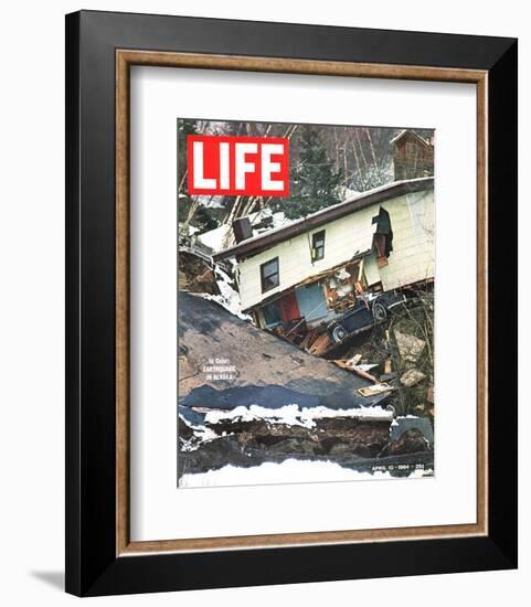 LIFE Earthquake in Alaska 1964-null-Framed Premium Giclee Print