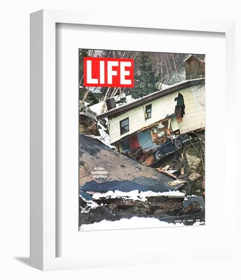 LIFE Earthquake in Alaska 1964-null-Framed Premium Giclee Print