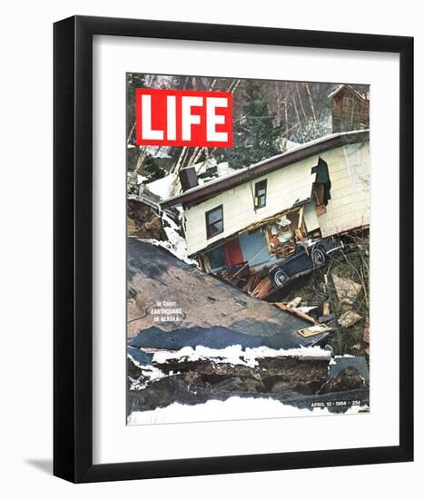 LIFE Earthquake in Alaska 1964-null-Framed Art Print