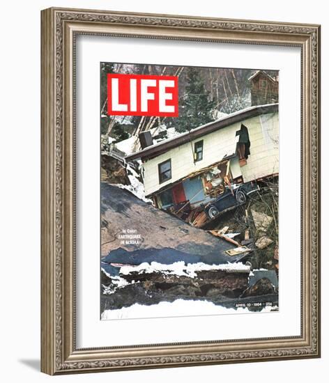 LIFE Earthquake in Alaska 1964-null-Framed Art Print