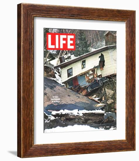 LIFE Earthquake in Alaska 1964-null-Framed Art Print