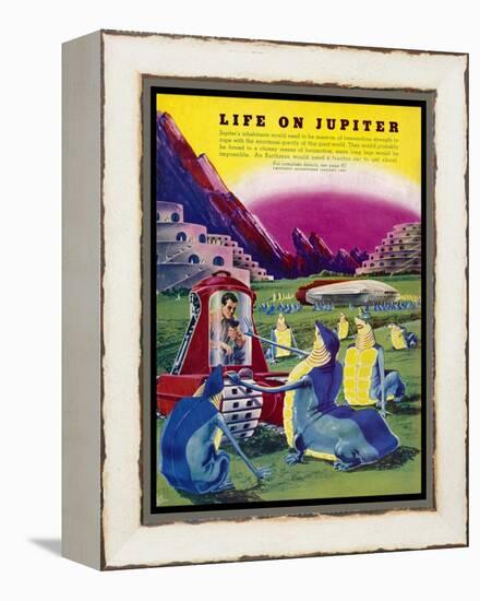 Life Forms on Jupiter-Frank R. Paul-Framed Premier Image Canvas