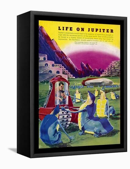 Life Forms on Jupiter-Frank R. Paul-Framed Premier Image Canvas