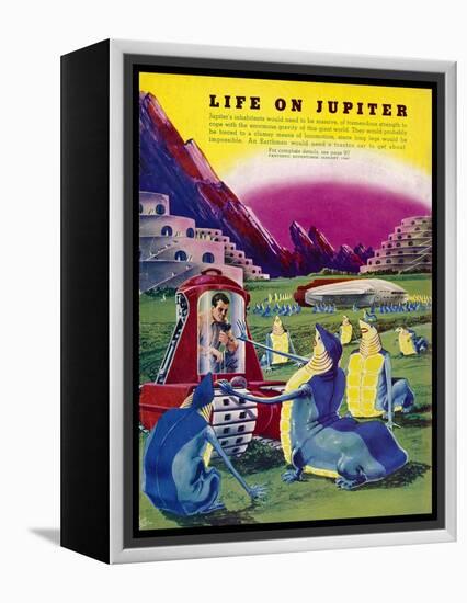 Life Forms on Jupiter-Frank R. Paul-Framed Premier Image Canvas