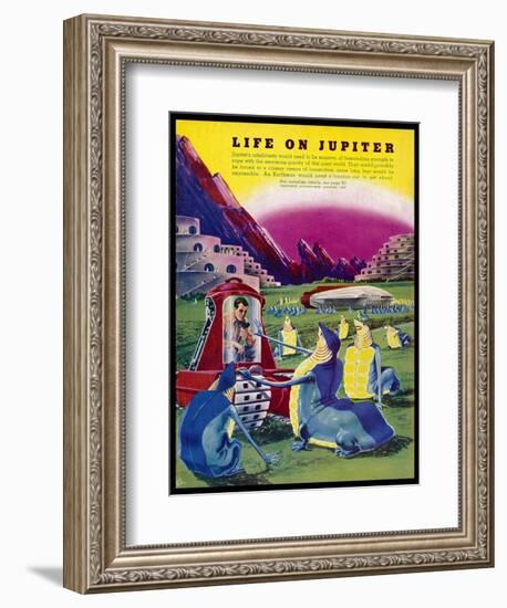 Life Forms on Jupiter-Frank R. Paul-Framed Photographic Print